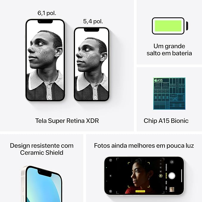 Apple iPhone 13 (128 GB) - Luz das estrelas