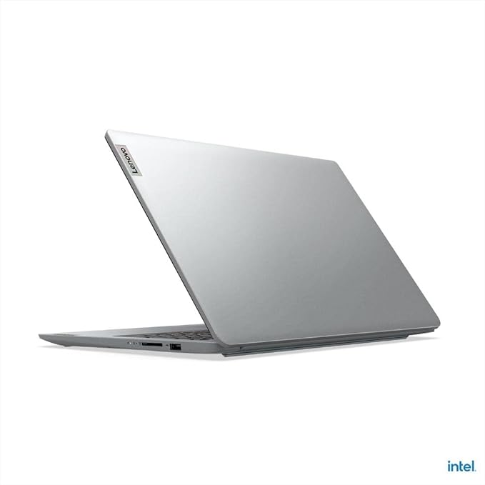 Notebook Lenovo IdeaPad 1i Celeron + Microsoft 365 Personal 4GB 128GB SSD W11 15.6" 82VX0001BR Prata