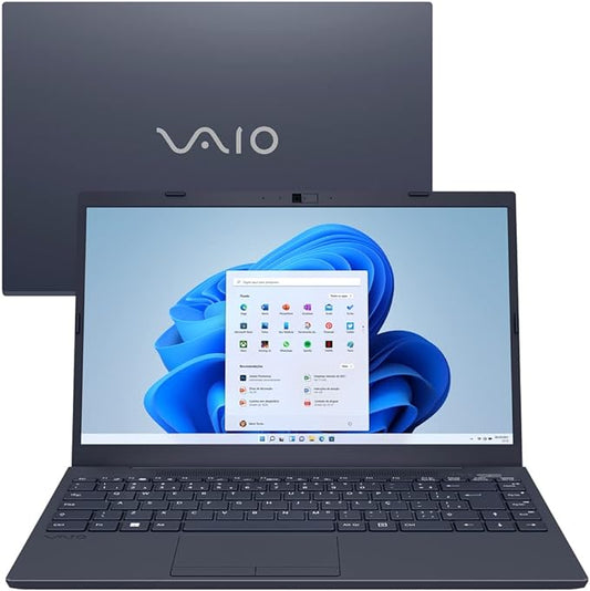 VAIO FE14 - Notebook 14”FHD, 12th, Intel Core i3, 8GB 256GB SSD, Windows 11, Cinza Grafite - ‎Com Alexa Integrada