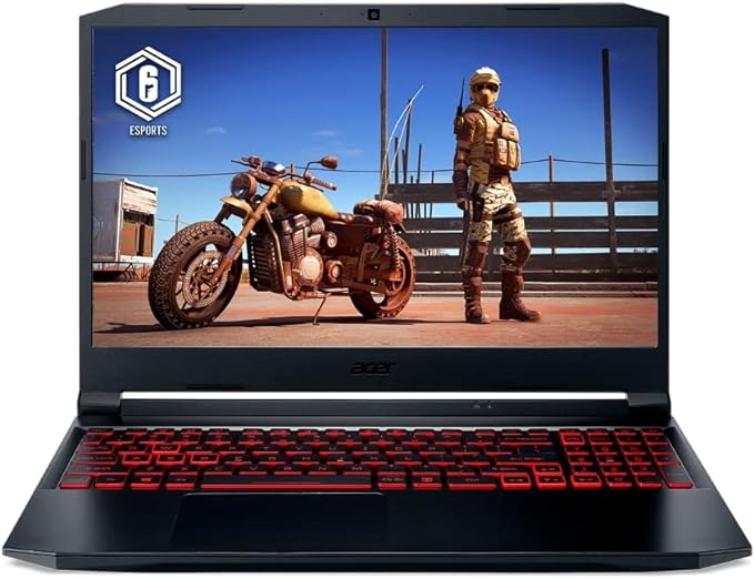 Acer Notebook Gamer Nitro 5 AN515-57-59AT Core I5 11º Geração 8GB RAM 512GB SSD (GTX 1650) 15,6 Full HD IPS 144Hz Retroiluminado na cor vermelha Windows 11 Home