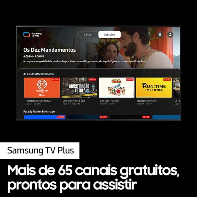 Smart TV Samsung UHD 4K 58CU7700 2023, Processador Crystal 4K, Gaming Hub Tela sem Limites 58" 58"