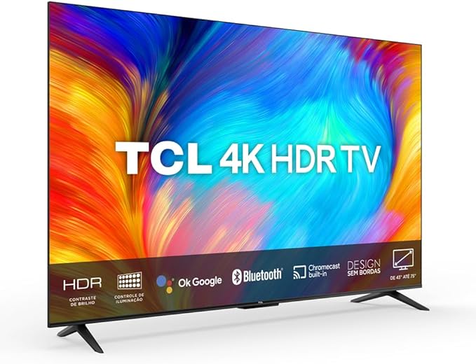 Smart TV LED 50" 4K UHD TCL 50P635 - Google TV, Wifi, HDMI