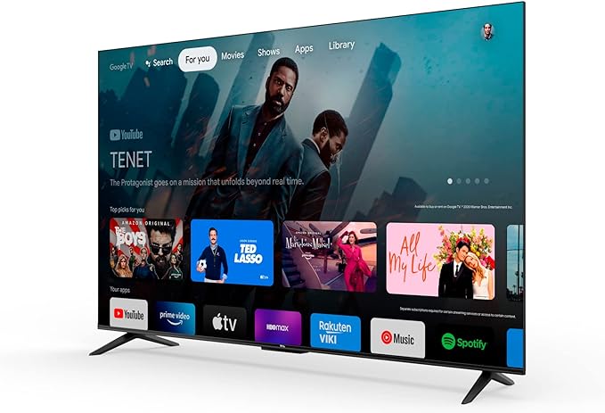 Smart TV LED 50" 4K UHD TCL 50P635 - Google TV, Wifi, HDMI