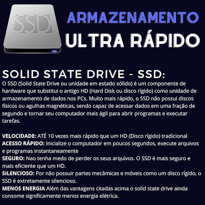 Computador Completo 3green Desktop Intel Core i7 16GB Monitor 24" Full HD HDMI SSD 480GB Windows 10 3D-165